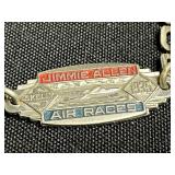 VTG Sterling Silver Butterfly Charm Necklace - Sword Gemstone Brooch & Jimmie Allen Air Races Bracelet