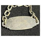 VTG Sterling Silver Butterfly Charm Necklace - Sword Gemstone Brooch & Jimmie Allen Air Races Bracelet