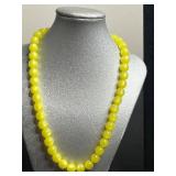 VTG Beaded Necklace Set - One Red, Yellow & Blue With 925 Clasp (Lot of 4)