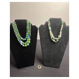 VTG Beaded Necklace & Brooch Mixed Lot