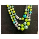 VTG Beaded Necklace & Brooch Mixed Lot
