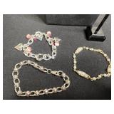 Mixed Costume Jewelry Lot - Victoria Emerson Bracelet, Necklaces, Bracelets & Earrings