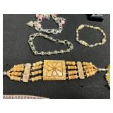 Mixed Costume Jewelry Lot - Victoria Emerson Bracelet, Necklaces, Bracelets & Earrings