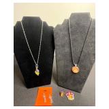 Harry Potter Gryffindor Necklace, Earrings & Pins Mixed Lot