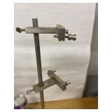 Vintage Clock Movement Holding Stands Lot of 2 Adjustable Repair Tools