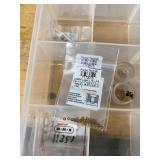 Lot Including Small Parts Organizer w Hardware & Watch Bushings