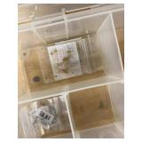 Lot Including Small Parts Organizer w Hardware & Watch Bushings