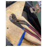 Assorted Hand Tools with Metal Tool Boxes Sockets Wrenches Pliers