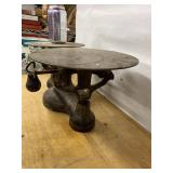 Antique Cast Iron Balance Scale Double Pan 16 oz Countertop