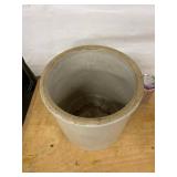 Red Wing Potteries 2 Gallon Stoneware Crock Wing Mark Hairline Rim Crack