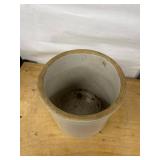 Red Wing Pottery 2 Gallon Stoneware Crock Wing Mark Hairline