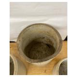 Red Wing Stoneware Crocks 2 Gallon & 3 Gallon Plus Unmarked Crock