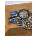 Lot Including Precision Hand Tools Digital Caliper Pin Vises More