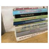 Lot Including Antique Clock Reference Books Tran Duy Ly Swedberg 9 Vol