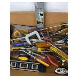 Lot Including Hand Tools Screwdrivers Pliers Hammer Multi-Tool