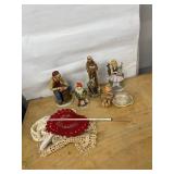Lot Including Hummel Figurine West Germany Dish Doilies Decor