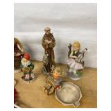 Lot Including Hummel Figurine West Germany Dish Doilies Decor