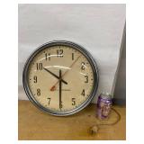 Seth Thomas Manager-12 Electric Wall Clock Industrial School Office