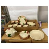 Franciscan Apple Earthenware Tea Set Serving Pieces Mixed Lot