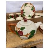 Franciscan Apple Earthenware Tea Set Serving Pieces Mixed Lot
