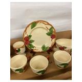 Franciscan Apple Earthenware Tea Set Serving Pieces Mixed Lot