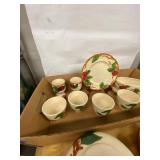 Franciscan Apple Earthenware Tea Set Serving Pieces Mixed Lot