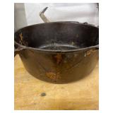 Lot Including Griswold Cast Iron Dutch Oven Kettle & Ice Tongs Fair