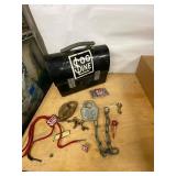 Lot Including Soo Line Railroad Memorabilia Lock Lunchbox Key Chain