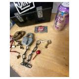 Lot Including Soo Line Railroad Memorabilia Lock Lunchbox Key Chain