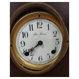 New Haven Mantel Clock Arched Wood Case Mechanical Antique Fair