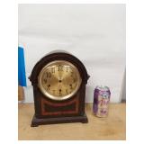 Seth Thomas Mantel Clock Empty Case Wood Arch Top Vintage Parts
