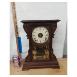 Seth Thomas Mantel Shelf Clock Victorian Walnut Case Untested