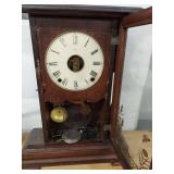 Seth Thomas Mantel Shelf Clock Victorian Walnut Case Untested