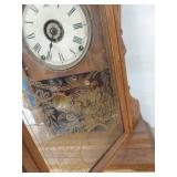 Sessions Victorian Gingerbread Shelf Clock Oak Case Approx 26in Fair