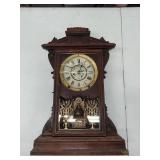 Seth Thomas Victorian Gingerbread Mantel Clock Wood Case Untested