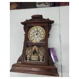Seth Thomas Victorian Gingerbread Mantel Clock Wood Case Untested