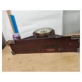 Waterbury Clock Co Kent Mantel Clock Wood Case Approx. 21in Wide