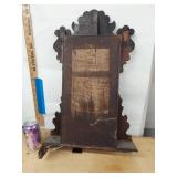 Welch Gingerbread Parlor Mantel Clock Walnut Case approx 25in