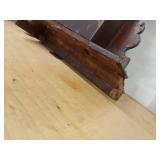 Welch Gingerbread Parlor Mantel Clock Walnut Case approx 25in