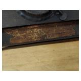Seth Thomas Antique Adamantine Mantel Clock Black Case Approx 15in