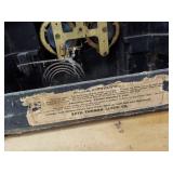 Seth Thomas Adamantine Mantel Clock Black Case Untested Antique