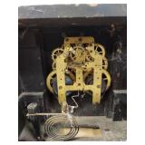 Seth Thomas Adamantine Mantel Clock Black Case Untested Antique