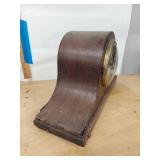 Thomas Tambour Mantel Clock Wood Case Made in U.S.A. Untested