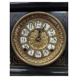 Seth Thomas Adamantine Mantel Clock Faux Marble Case Untested