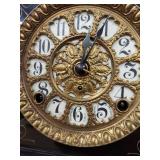 Seth Thomas Adamantine Mantel Clock Faux Marble Case Untested