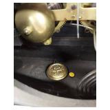 Seth Thomas Adamantine Mantel Clock Faux Marble Case Untested