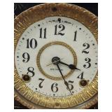 Seth Thomas Adamantine Mantel Clock Faux Marble Case Untested
