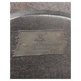 Seth Thomas Tambour Mantel Clock Silent Chime Wood Case Untested
