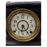 Seth Thomas Antique Adamantine Mantel Clock Black Case Untested