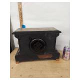 Seth Thomas Antique Adamantine Mantel Clock Black Case Untested